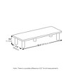 Furinno Modern Monitor Stand Laptop Riser Desktop Organizer Computer Stand Shelf,Americano - 3 of 4