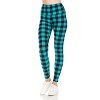 Slickblue Long Yoga Style Tie Dye Leggings with High Waist and Banded Lining - Blue/Black, One Size - 3 of 4