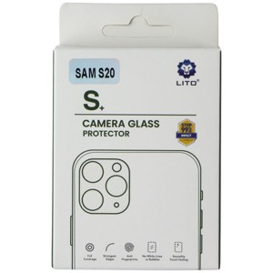 LITO S+ Camera Glass Protector for Samsung Galaxy S20 - Black - 1 of 1