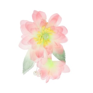 Unique Bargains Flowers Pattern Hair Clip 4.53"x3.54" 1 Pc - 1 of 4