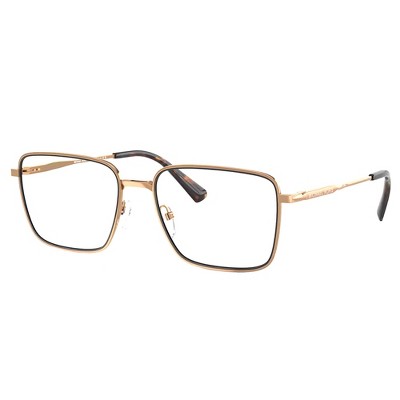 Michael Kors MÉRIBEL MK 3079 1899 Unisex Rectangle Eyeglasses Shiny Gold 56mm