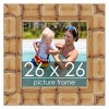 PosterPalooza | 26x26 Wide Bamboo Picture Frame, UV Acrylic, 4 Finishes - Brown, Black, Silver, and Natural - 2 of 4