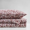 4 Pcs Elegant Oversized Cotton Flannel Sheet Sets, All Season Bedding Set, Cozy Home Textile fits Lux Bedroom Decor - 4 of 4