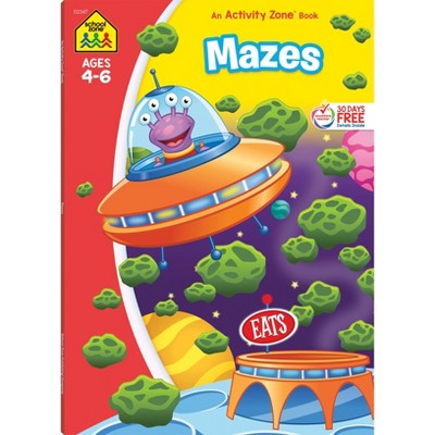 School Zone Mazes 64-Page Workbook - (Paperback)