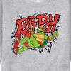 Men's - Teenage Mutant Ninja Turtles - Raph Graphic Fleece Sweatshirt - 2 of 4