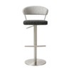 Tov Furniture Cosmo Boucle Adjustable Stool in Black and Grey - 3 of 4