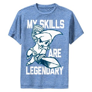Boy's Nintendo The Legend of Zelda My Skills are Legendary Link Performance Tee - 1 of 4