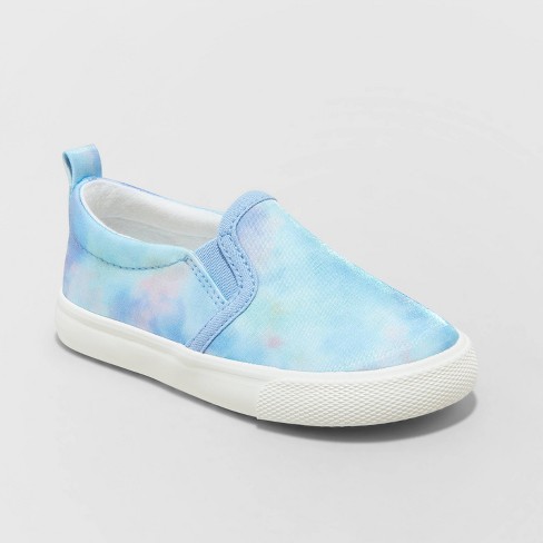 Toddler Keagan Tie-Dye Slip-On Sneakers - Cat & Jack™ Blue 5T