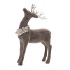 Velvet Holiday Deer Figurine (Set of 2) - 3 of 3
