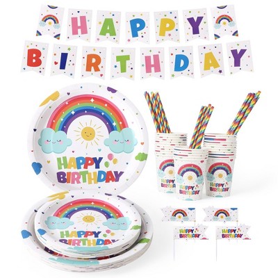 thumbnail interactive-video image 1 of Lightning McQueen Race Car Party Supplies - 20 Plates, 20 Napkins, 1 Tablecloth For Cars Theme Birthday 1 of 14