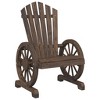 vidaXL Patio Adirondack Chairs 2 pcs Solid Wood Fir - 4 of 4