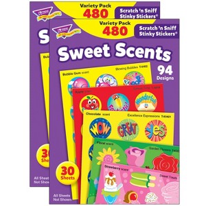 TREND Sweet Scents Stinky Stickers® Variety Pack, 480 Per Pack, 2 Packs - 1 of 4