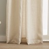 95"x50" Peri Home 2pk 100% Linen 95" Back Tab Curtain Panel - 3 of 4