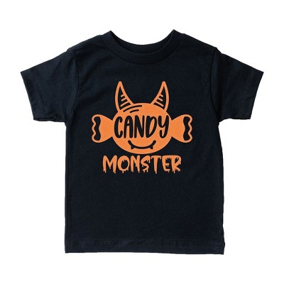 The Juniper Shop Candy Monster Horns Kids Short Sleeve Tee