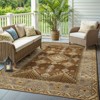 Captiv8e Designs Navarre Faded Nomadic Traditional Brown/Gray Indoor/Outdoor Area Rug - 2 of 4