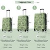 3-Piece Floral Hardshell Luggage Set with TSA Lock & Spinner Wheels - 20”+24”+28” Lightweight Suitcases - ModernLuxe - 4 of 4