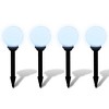 vidaXL Outdoor Pathway Lamps 4 pcs LED 5.9" with Ground Spike - 3 of 4