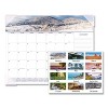 Landscape Panoramic Desk Pad, Landscapes Photography, 22 x 17, White Sheets, Clear Corners, 12-Month (Jan to Dec): 2026 - 2 of 4