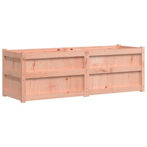 vidaXL Garden Planter Decorative Outdoor Flower Box - Solid Untreated Douglas Wood, 59.1" x 19.7" x 19.7" - 1 of 4