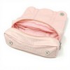 Anna-Kaci Quilted Satin Ribbon Pencil Case with Zipper Closure and Large Storage Capacity 7.9x4.3x2.7 in - 4 of 4