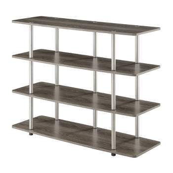 Designs2Go XL Highboy 4 Tier TV Stand for TVs up to 55" - Breighton Home