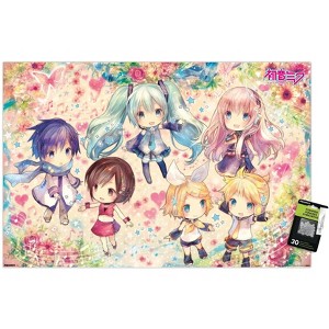 Trends International Hatsune Miku - Floral Fantasy Unframed Wall Poster Prints - 1 of 4
