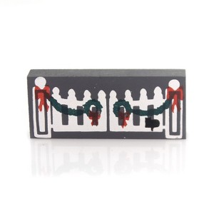 Cat's Meow Village 1.0 Inch Reversible Wood Gate , Accessory Everyday Christmas (PC) - 1 of 2