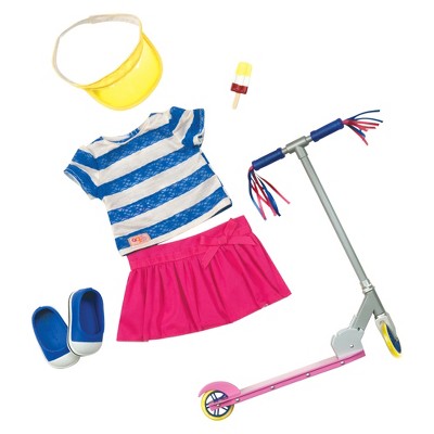 Our Generation Cute to Scoot with Scooter Accessory Fashion Outfit for 18" Dolls