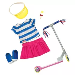 Our Generation Cute to Scoot with Scooter Accessory Fashion Outfit for 18" Dolls