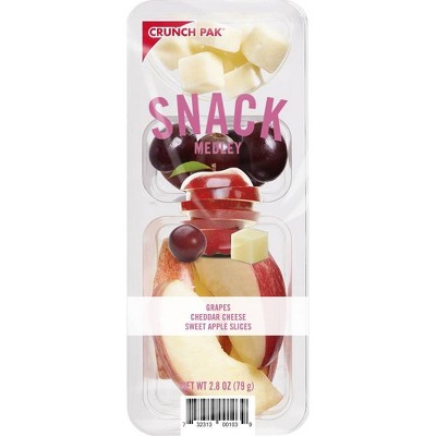 Crunch Pak Snack Medley with Apples, Grapes, White Cheddar - 2.8oz