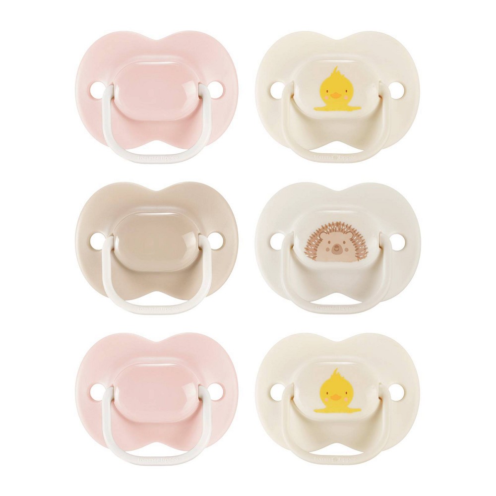 Tommee Tippee Anytime Pacifier 0-6 Months - 6pk - Girl
