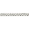 Black Bow Jewelry Men's 8.5mm Sterling Silver Solid D/C Domed Curb Chain Bracelet - 2 of 4