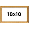 PosterPalooza | 18x10 Wood Antique Frame with UV Acrylic, 4 Finishes: Bronze, Gold, Silver, and Black - 2 of 4