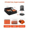 VEVOR Car Rooftop Cargo Carrier Bag, 21Cubic Feet Cargo Carrier for Car Roof,100% Waterproof 900D Oxford Cloth Roof Luggage Bag for All Vehicle,Black - 4 of 4
