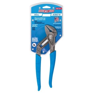 Channellock SpeedGrip 9.5 in. Carbon Steel Push Button Tongue and Groove Pliers - 1 of 1