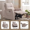 Recliner Chair,Fabric Power Recliner,Adjustable Modern Reclining Chair with Footrest for Adults,for Living Room,Medium - 3 of 4