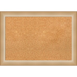 Amanti Art Eva Narrow Framed Corkboard, Natural Cork - 1 of 4