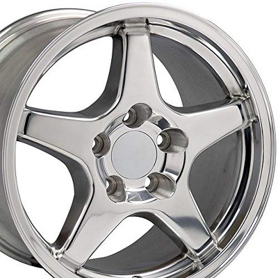 OE Wheels LLC CV01-17095-5475-56P Polished Wheel Painted (17 x 9.5 inches /5 x 120 mm, 56 mm Offset)