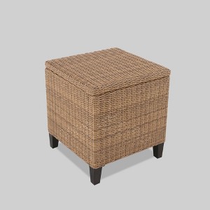 Fullerton Patio Storage End Table Brown - Project 62