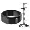 Men's West Coast Jewelry Blackplated Stainless Steel Satin and High Polished Ring - image 3 of 3