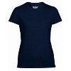 Gildan Missy Fit Women's X-Small Adult Short Sleeve T-Shirt, Navy (12 Pack) - image 2 of 4