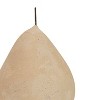 Decorative Pear Cream Paper Mache by Foreside Home & Garden - 3 of 4