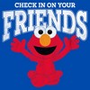 Boy's Sesame Street Check In On Your Friends Cute Elmo T-Shirt - 2 of 4
