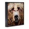 Stupell Industries Grizzly Bear with Glasses, 12" x 12" - 3 of 4