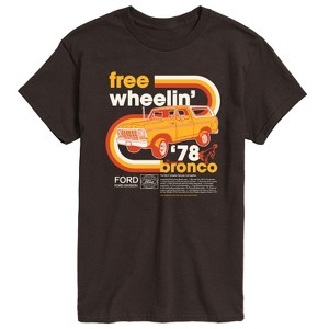Men's - Ford - 1978 Ford Bronco Free Wheelin Short Sleeve Graphic T-Shirt - 1 of 4