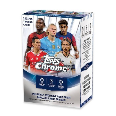 2023-24 Uefa Topps Chrome Soccer Trading Card Value Box : Target