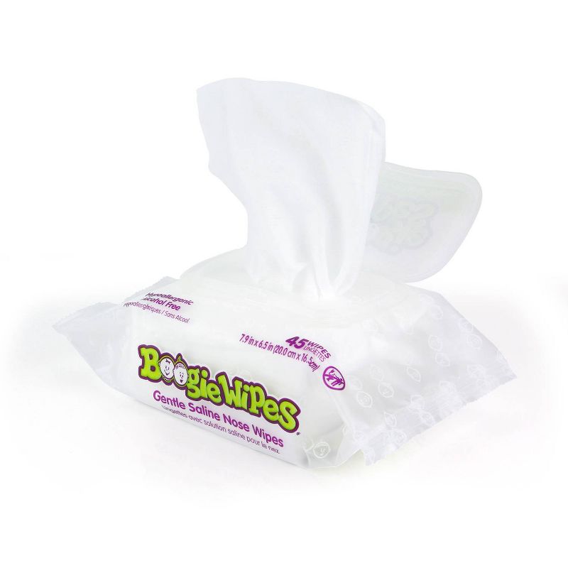 Boogie Wipes Saline Nose Wipes - 45ct, 3 of 5