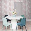 Color Block Geo Pink and Rose Gold Geometric Paste the Wall Wallpaper - 2 of 4