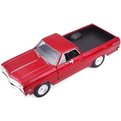 1965 Chevrolet El Camino Metallic Red 1/25 Diecast Model Car by Maisto