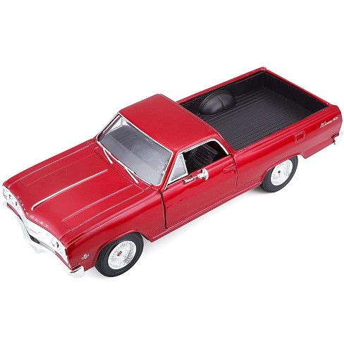 1965 Chevrolet El Camino Metallic Red 1 25 Diecast Model Car by Maisto